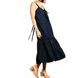 NEW NIGHTCAP costa coquette dress in navy